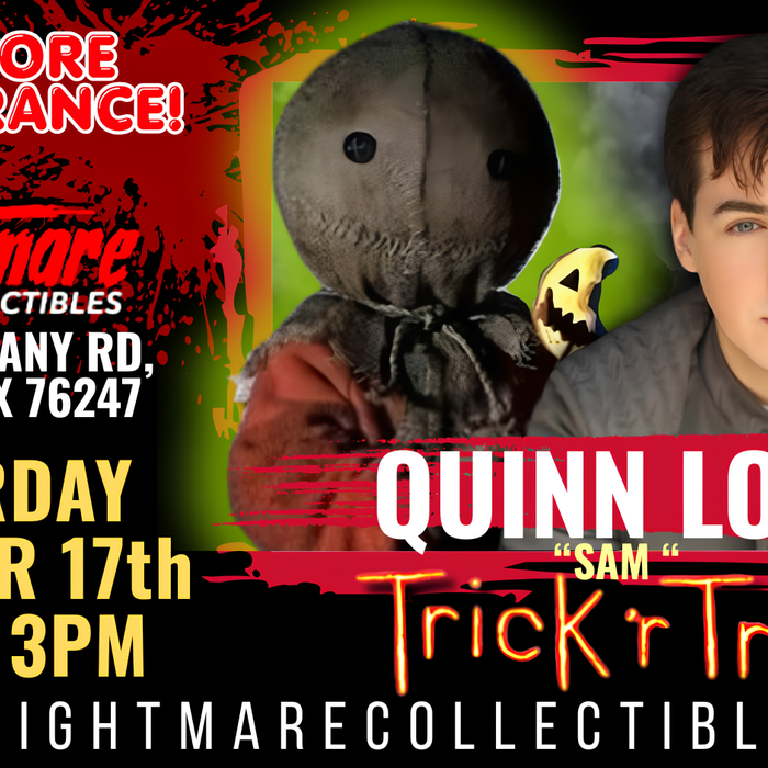 Meet Trick r Treat's Sam/Quinn Lord at Frightmare Collectibles!