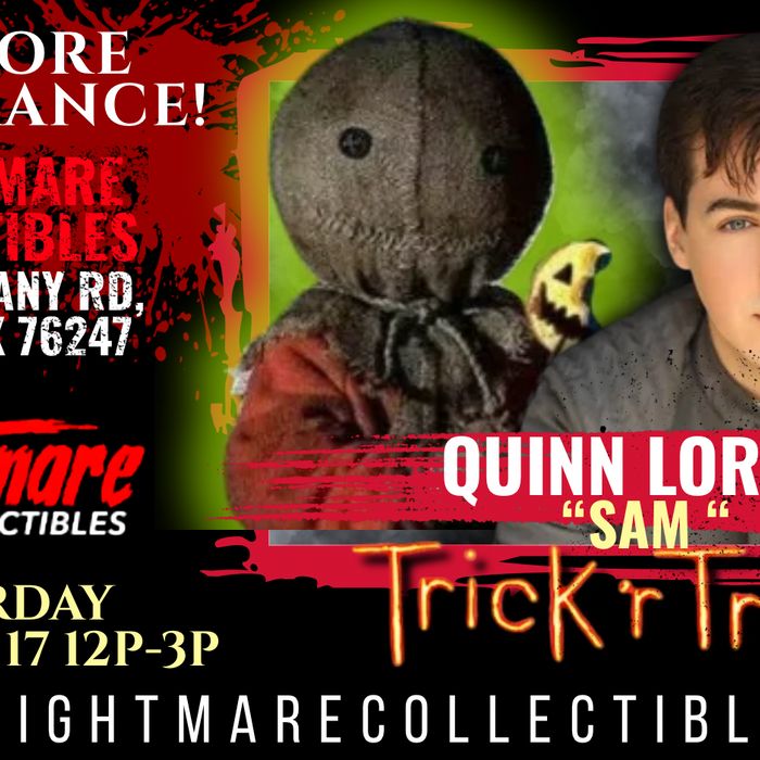 Meet Trick r Treat's Sam/Quinn Lord at Frightmare Collectibles!