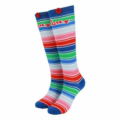 Chucky Good Guys Striped Knee High Socks