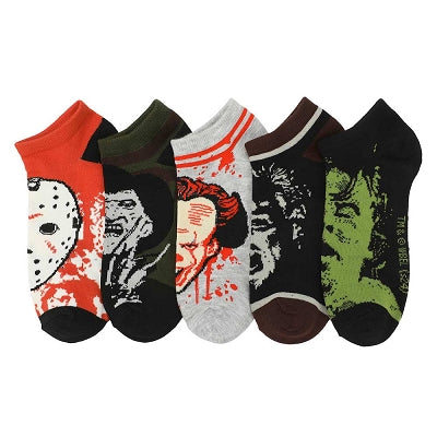 Horror Movie Women's 5 Pair Ankle Socks