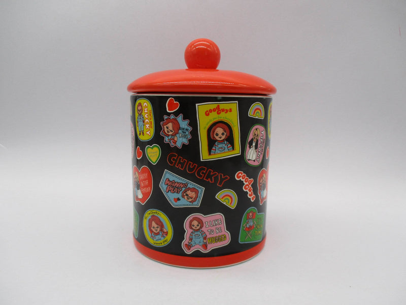 Chucky Sticker Style 8" Ceramic Cookie Jar – 64oz