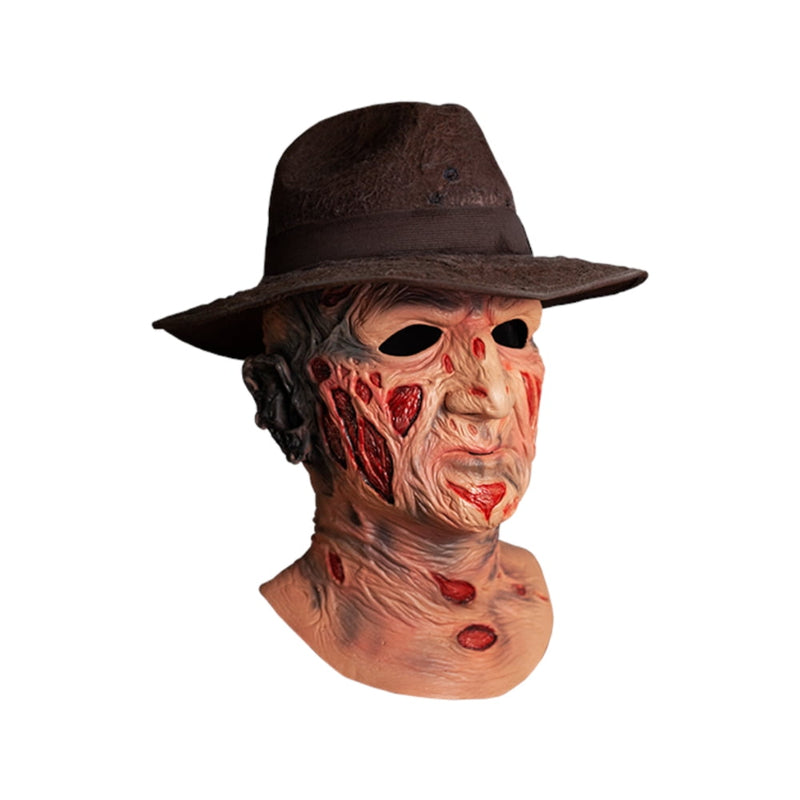 A Nightmare On Elm Street Freddy Krueger Mask With Fedora Hat
