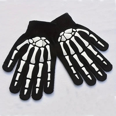 Glow in the Dark Skeleton Gloves