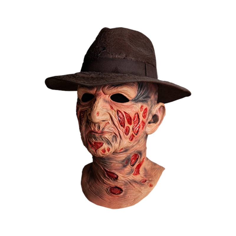 A Nightmare On Elm Street Freddy Krueger Mask With Fedora Hat