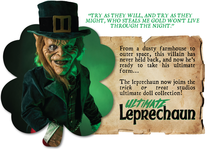 Ultimate Leprechaun Doll - 30" Premium Scale Doll Trick or Treat Studios