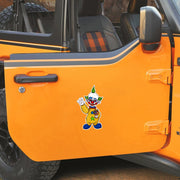 Short Killer Clown Stickers - Suitable for Cars, Trucks, Windows, Laptops, Bumpers, Luggage, Water Bottles, Waterproof Vinyl Decals