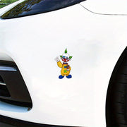 Short Killer Clown Stickers - Suitable for Cars, Trucks, Windows, Laptops, Bumpers, Luggage, Water Bottles, Waterproof Vinyl Decals