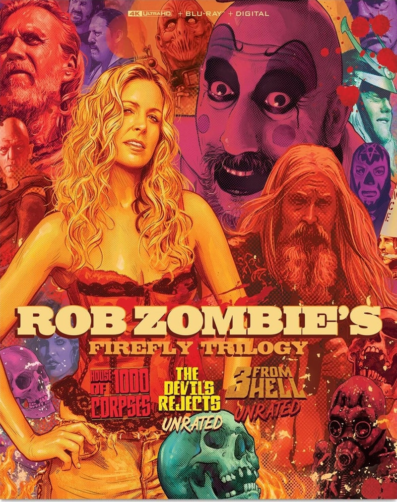 Rob Zombie’s Firefly Trilogy – 8-Disc 4K Ultra HD Collector’s Box Set – House of 1000 Corpses / The Devil’s Rejects / 3 From Hell (Pre-Order)