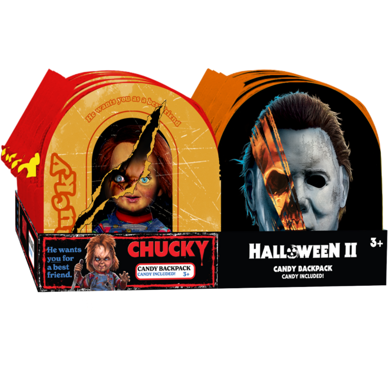 Universal Chucky & Michael Myers Mini Candy Backpacks