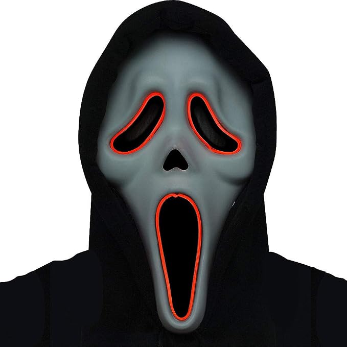Fun World E.L. Ghost Face Mask