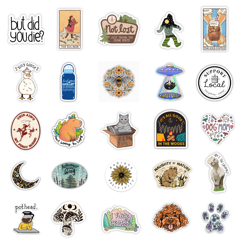 48 Pocket Wall Sticker Display
