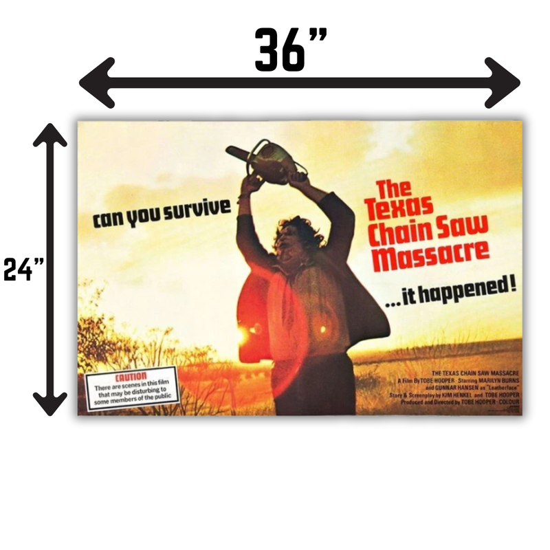 The Texas Chainsaw Massacre - It Happened 24x36 [Poster]