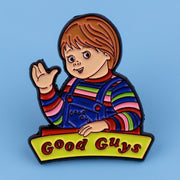 Good Guys Cartoon Lapel Pins Enamel Pin for Backpacks Briefcase Badges Brooch for Clothes Accessories Fashion Gifts 1pc