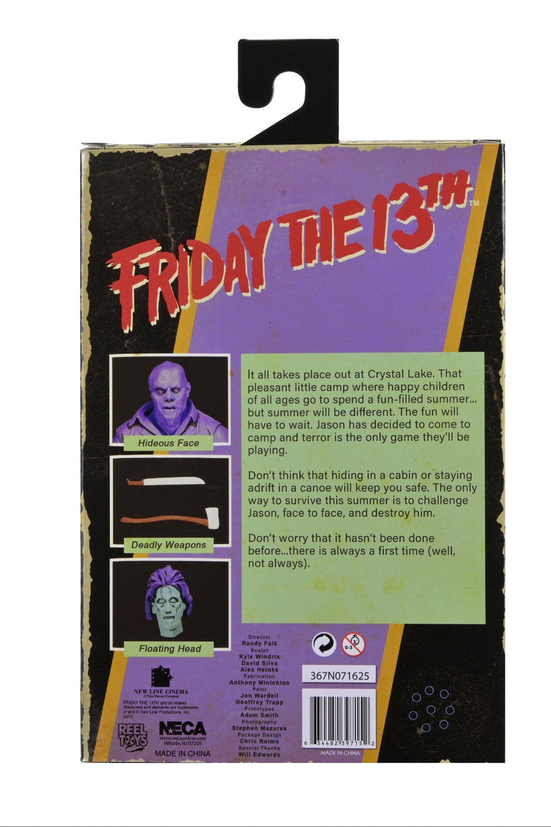 Friday the 13th - Classic Video Game Jason 7" Scale Action Figure with Theme Music Packaging