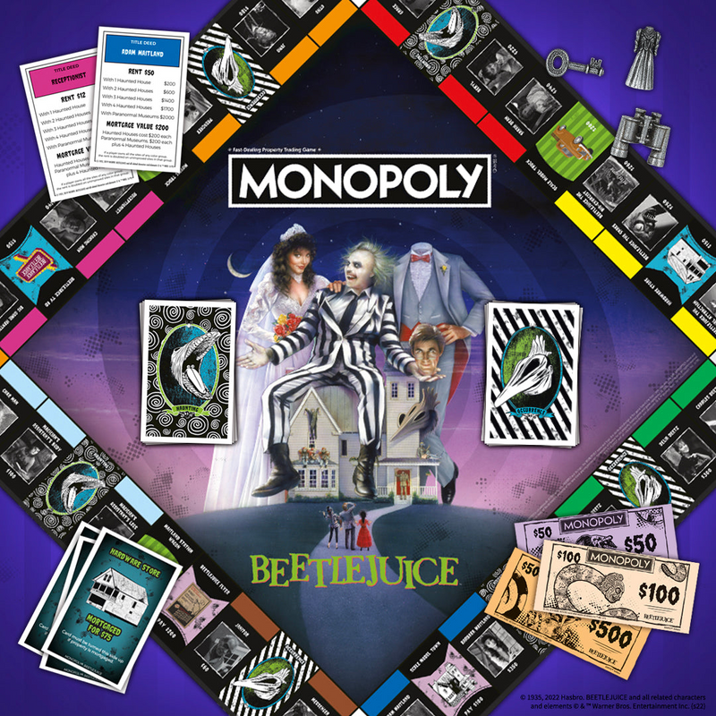 MONOPOLY: Beetlejuice Party Board Game