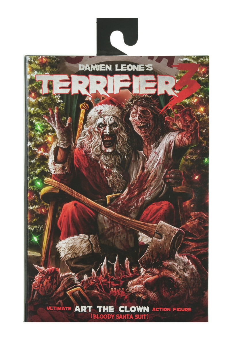 Terrifier 3 - Ultimate Bloody Santa Suit Art the Clown 7" Scale Action Figure (PRE-ORDER)