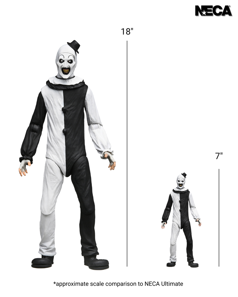 Terrifier 18" Art the Clown 1/4 Scale Action Figure (PRE-ORDER)