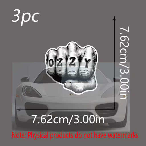 Ozzy Vinyl Decal - Perfect for Car Bumpers, Toolboxes, Refrigerators, Phones, Laptops, And More. Great for Wall Decor, Self-Adhesive, Long-Lasting Vinyl, Easy to Apply, Leaves No Residue, Vinyl Stickers