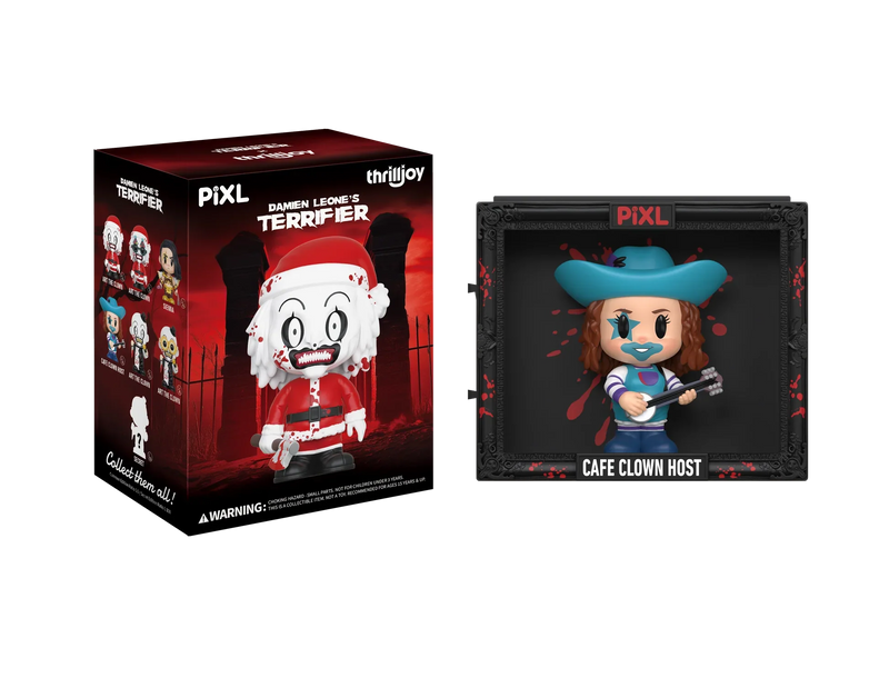 [Thrilljoy] Damien Leone's Terrifier PIXL Blind Box Vinyl (Chance at 1 of 300 hyper-rare “chase” pieces will be redeemable for a special 12” MEGA PIX!)