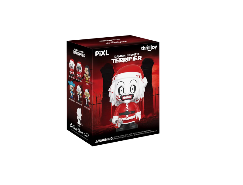 [Thrilljoy] Damien Leone's Terrifier PIXL Blind Box Vinyl (Chance at 1 of 300 hyper-rare “chase” pieces will be redeemable for a special 12” MEGA PIX!)