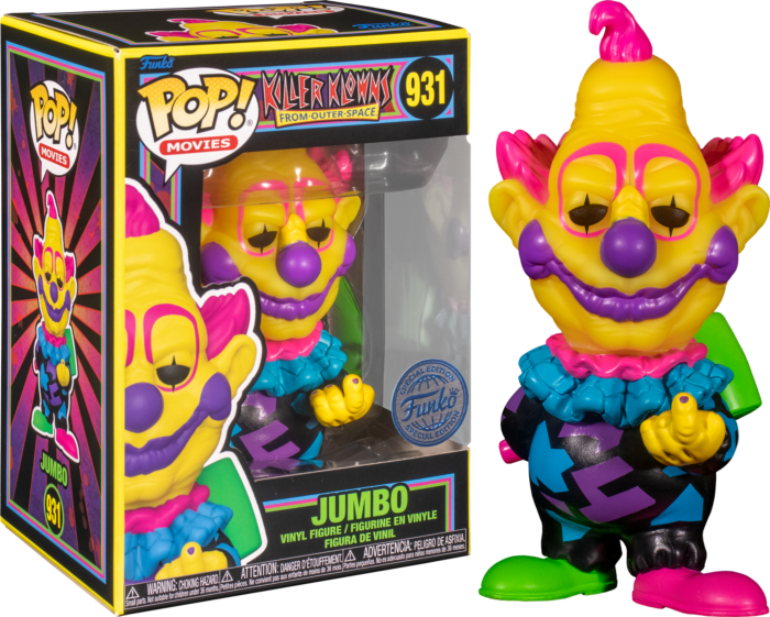 Funko Pop! Killer Klowns from Outer Space - Jumbo Blacklight #931