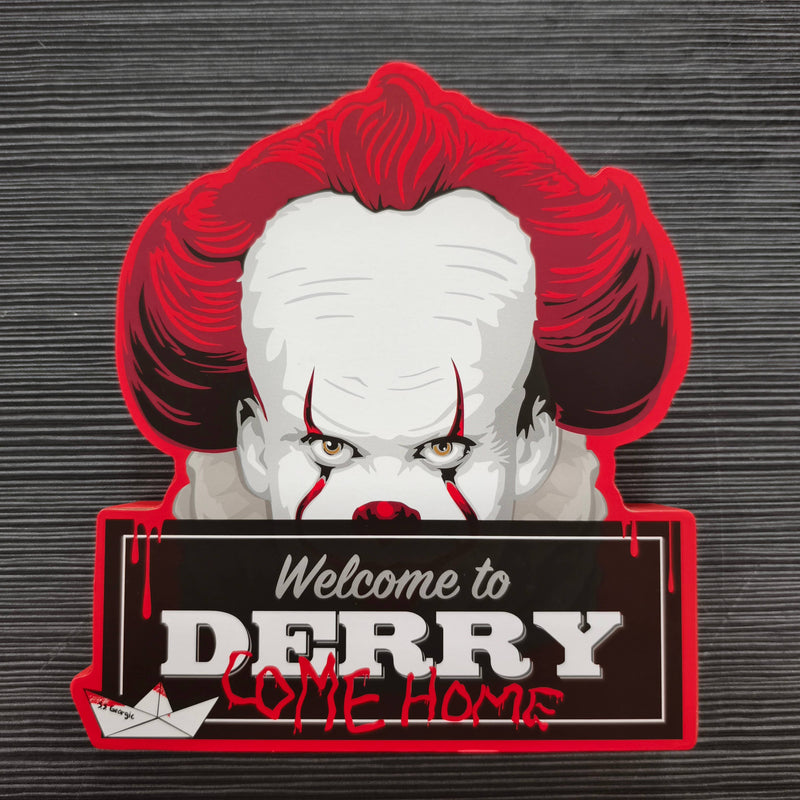Warner Brother Horror Welcome to Derry Large Die Cut MDF Box