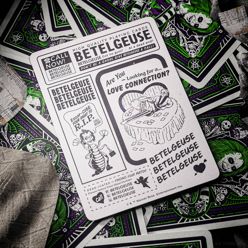 Beetlejuice Deluxe Playing Cards