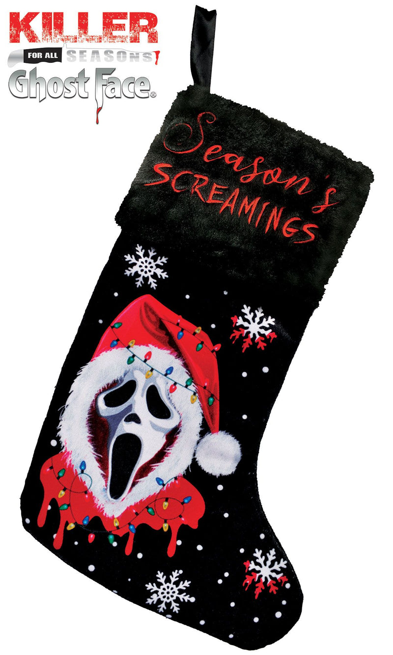 Ghost Face® Holiday Stockings Season's Screaming Scream