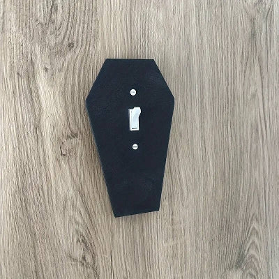 Gothic Horror Coffin Light Switch Plate