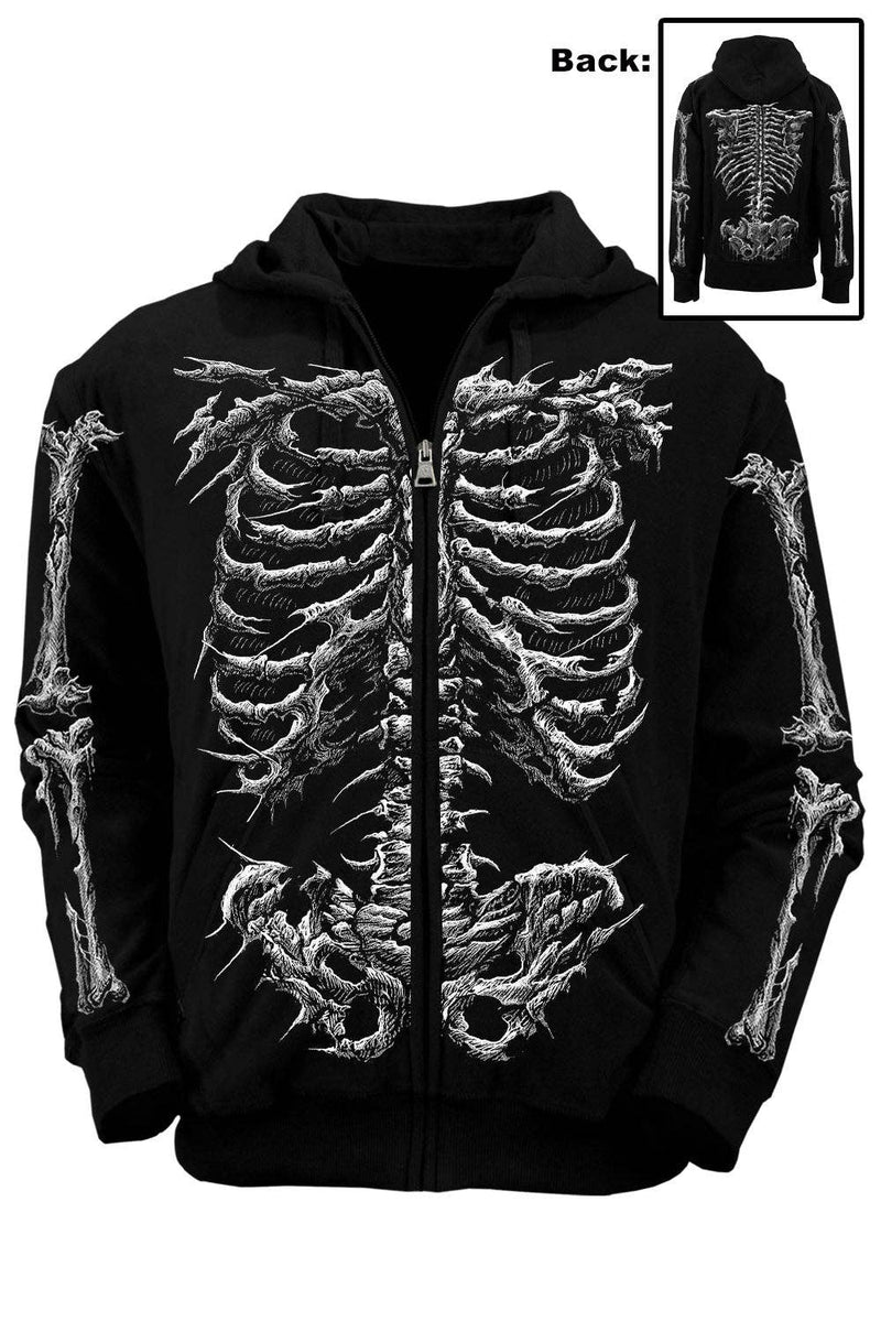Dead Inside Skeleton Hoodie