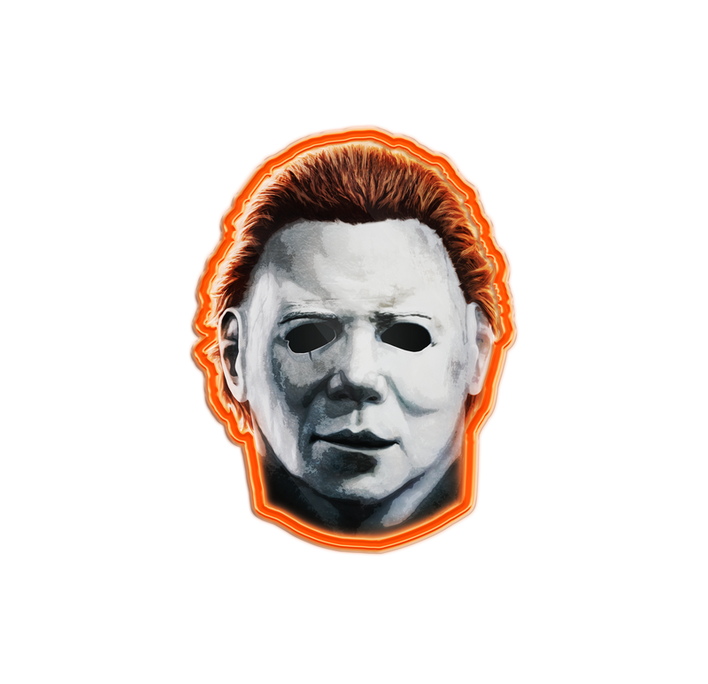Halloween Michael Boxed Small Die Cut Wall Art with Lights
