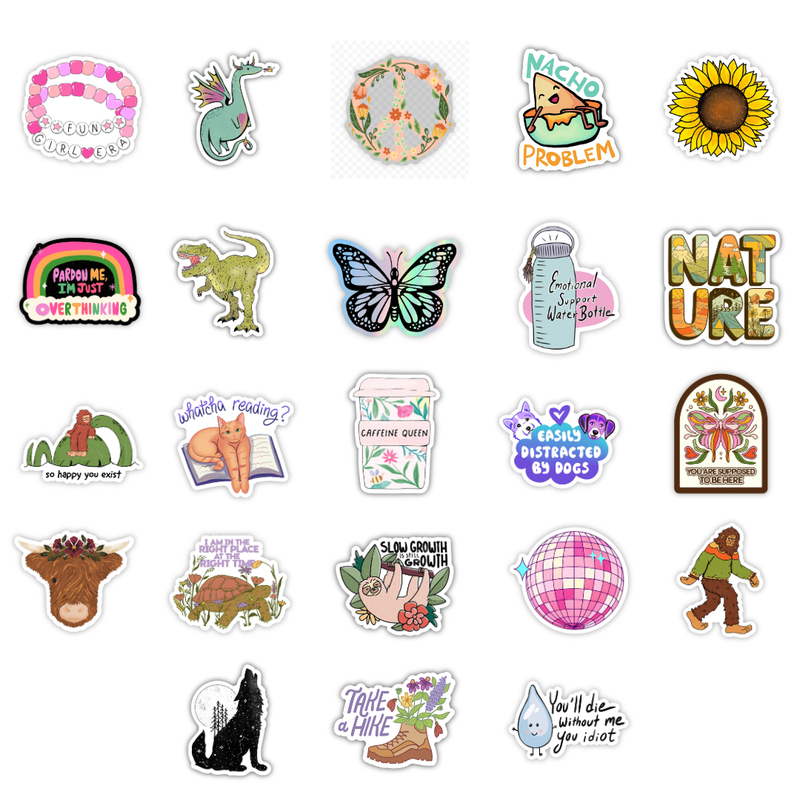 48 Pocket Wall Sticker Display