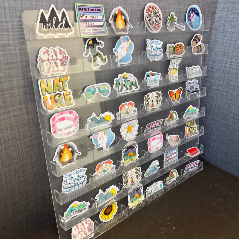 48 Pocket Wall Sticker Display