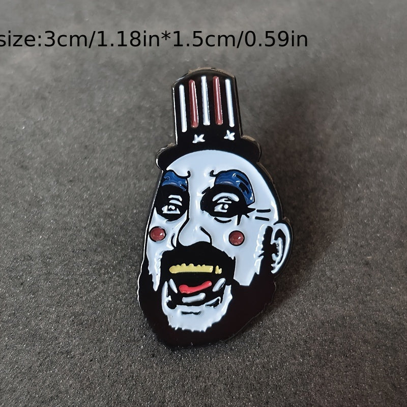 Cute Scary Clown Brooch Creepy Proportions Doll Badge Additions Holiday Additions