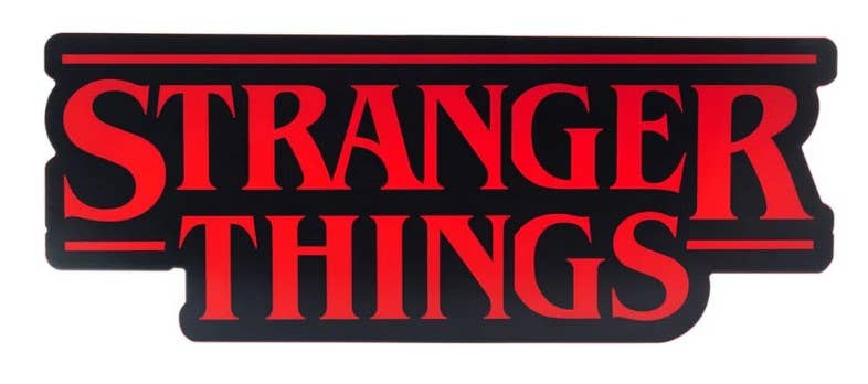 Stranger Things Shaped Logo Light