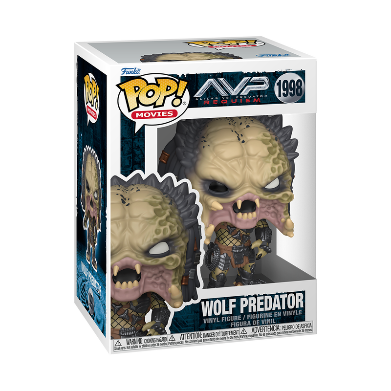 Funko Pop! Wolf Predator Pop! Movies Alien vs Predator Requiem