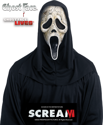 Ghost Face Aged Mask - As Seen in the Motion Picture SCREAM VI