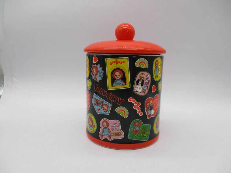Chucky Sticker Style 8" Ceramic Cookie Jar – 64oz