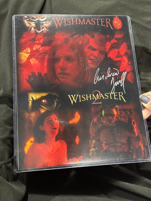 Andrew Divoff – Wishmaster Signed Photo – Movie Artwork Collage – Pre-Owned