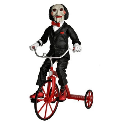 SAW Billy the Puppet Collectible by NECA – 12" Tricycle Figurine with Sound
