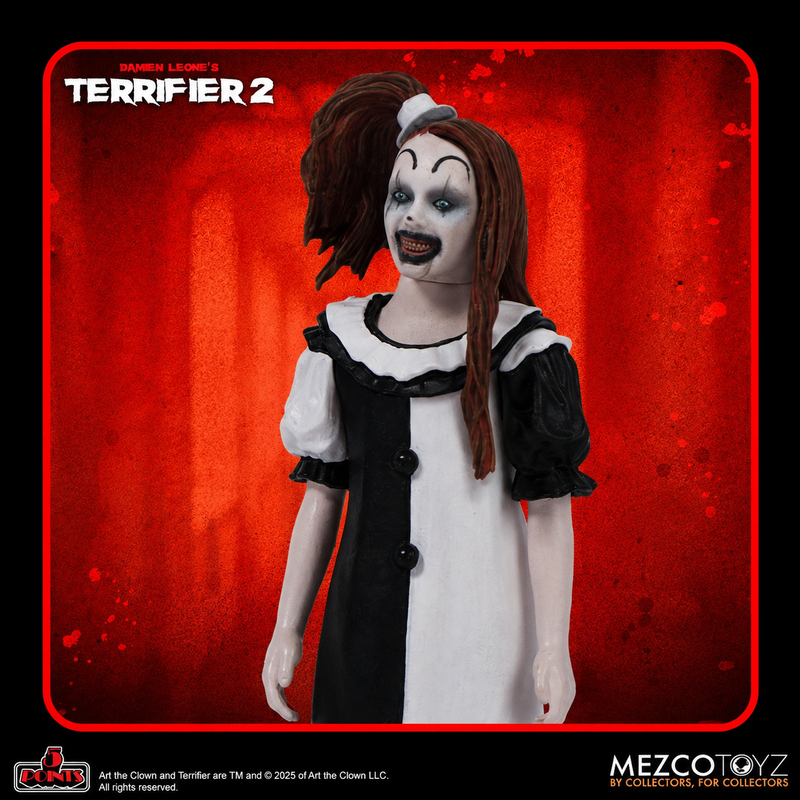 Terrifier 2 The Little Pale Girl 5 Points Action Figure MEZCO