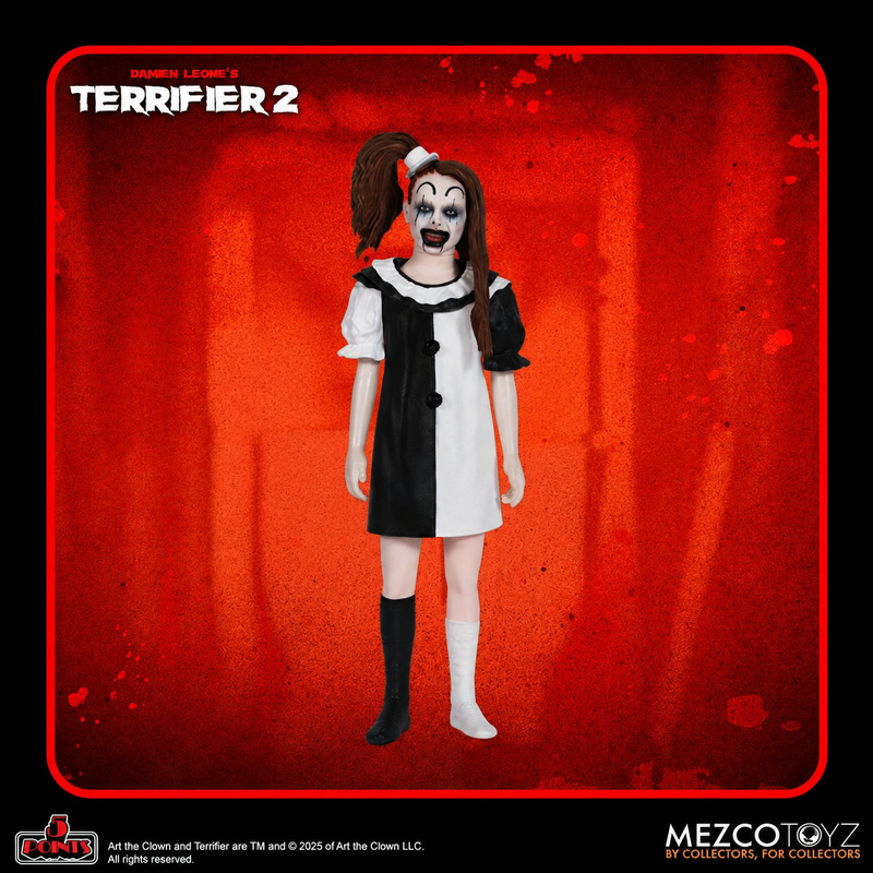 Terrifier 2 The Little Pale Girl 5 Points Action Figure MEZCO
