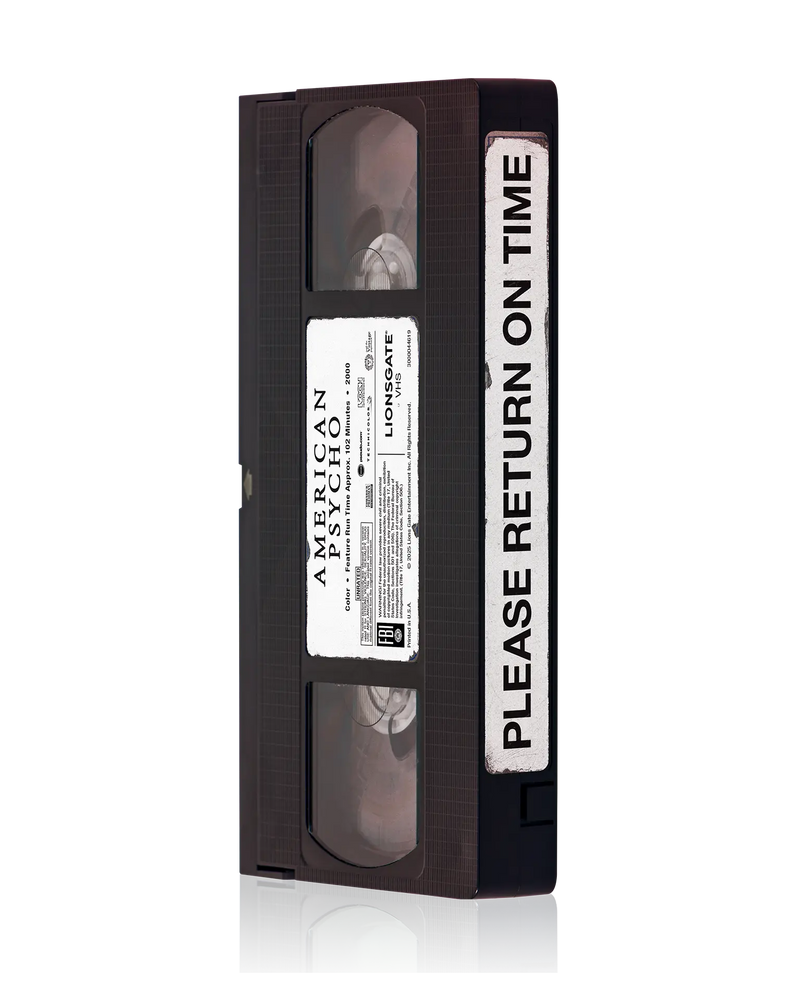 American Psycho VHS – BE KIND, REWIND EDITION