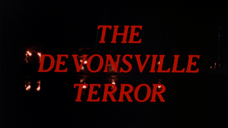 The Devonsville Terror Blu-ray Limited Edition Slipcover Vinegar Syndrome New and Sealed
