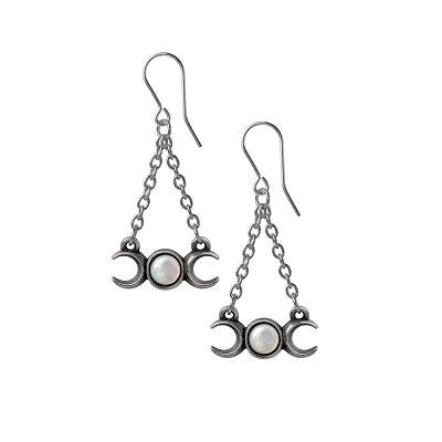 Wiccan Moon Earrings
