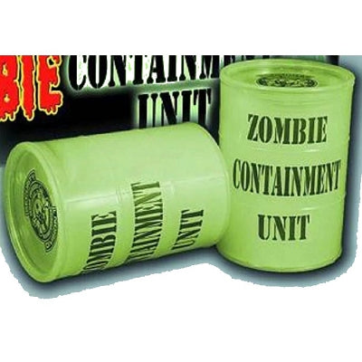 Zombie in Glow Slime and Goo Drum Mini Figure