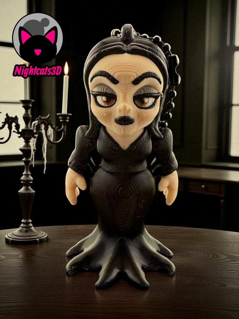 Morticia Keychain