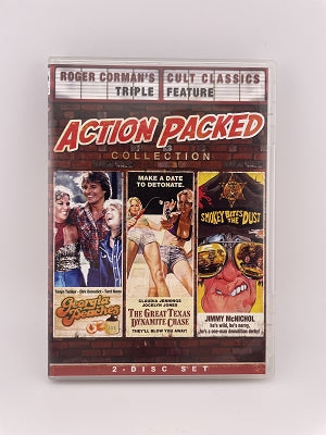 Action Packed Collection, The Georgia Peaches, The Great Texas Dynamite Chase, Smokey Bites the Dust, DVD, Used