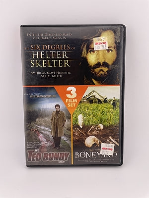 Six Degrees Of Helter Skelter / The Ted Bundy Story / The Boneyard, 2000, DVD, Used