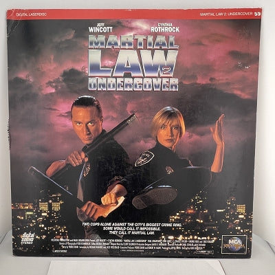 Martial Law II: Undercover, Used LaserDisc